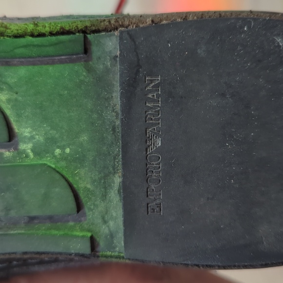 Emporio Armani fabric and leather ankle boots - Picture 3 of 8